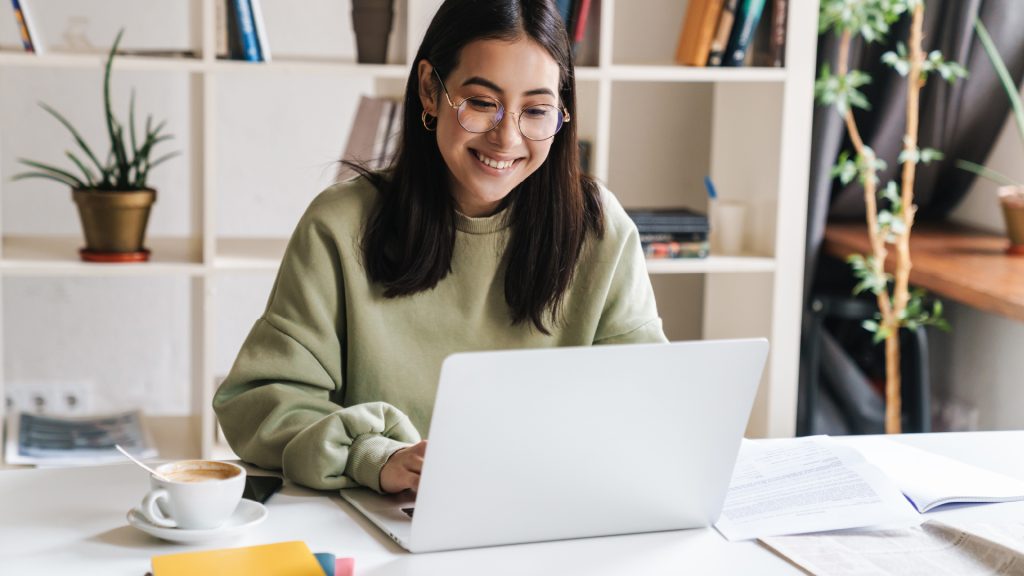 woman on laptop