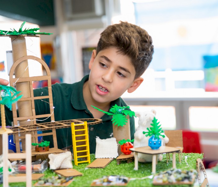 student building model