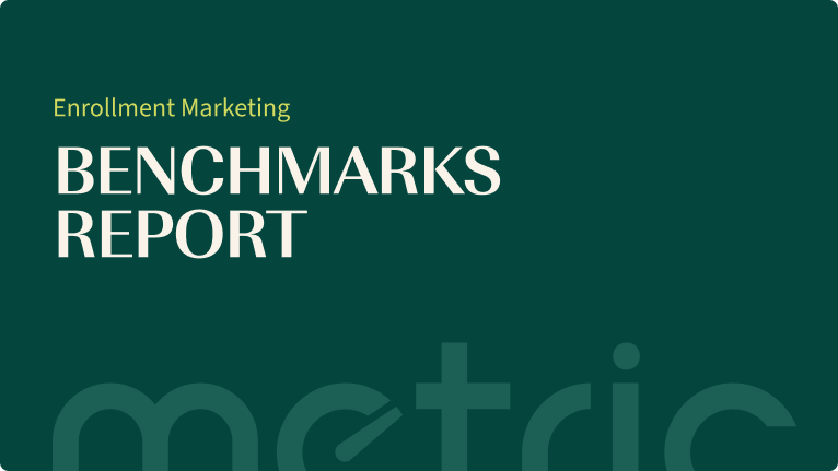 Enrollment Marketing Benchmarks Report